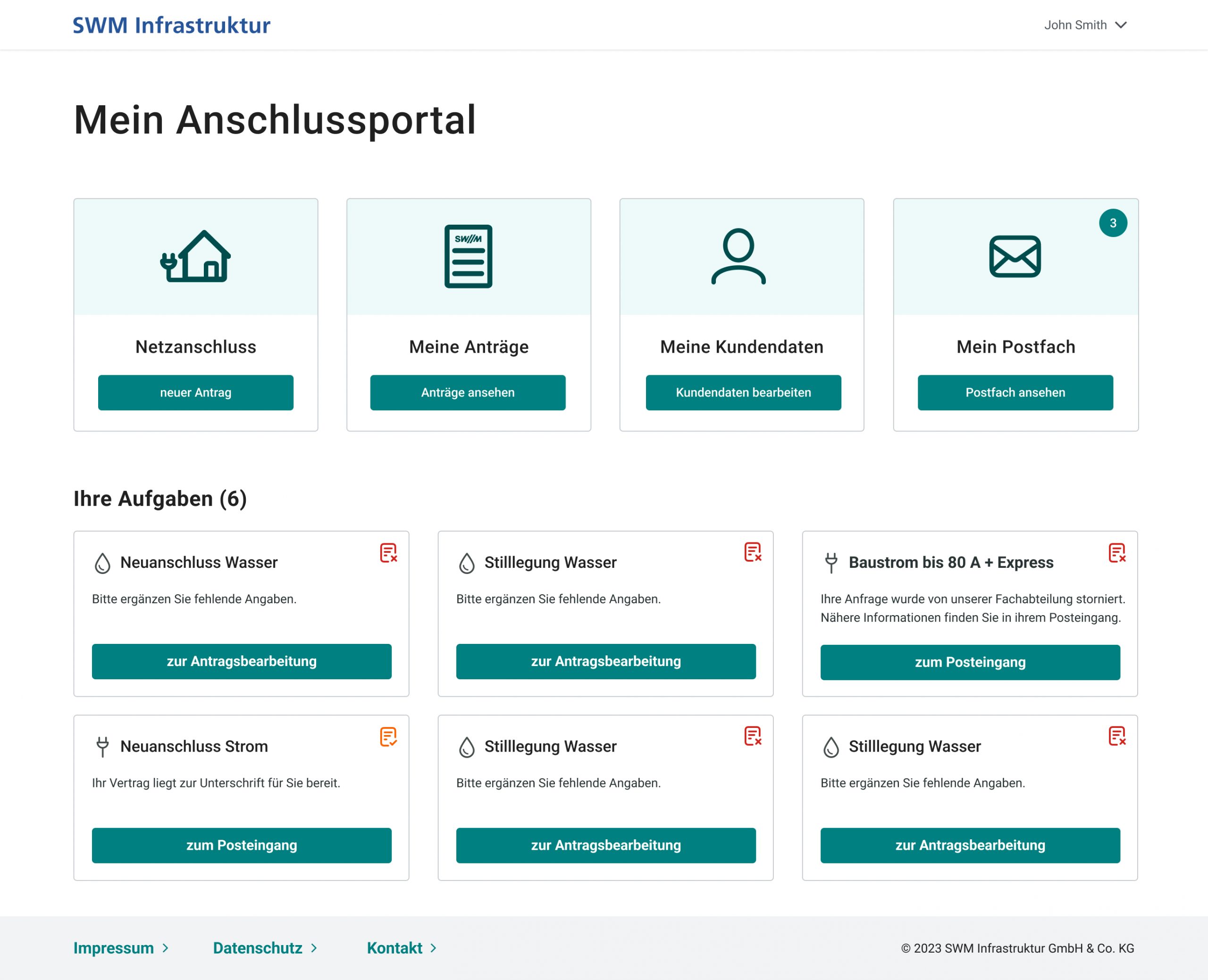 Online Kundenportal