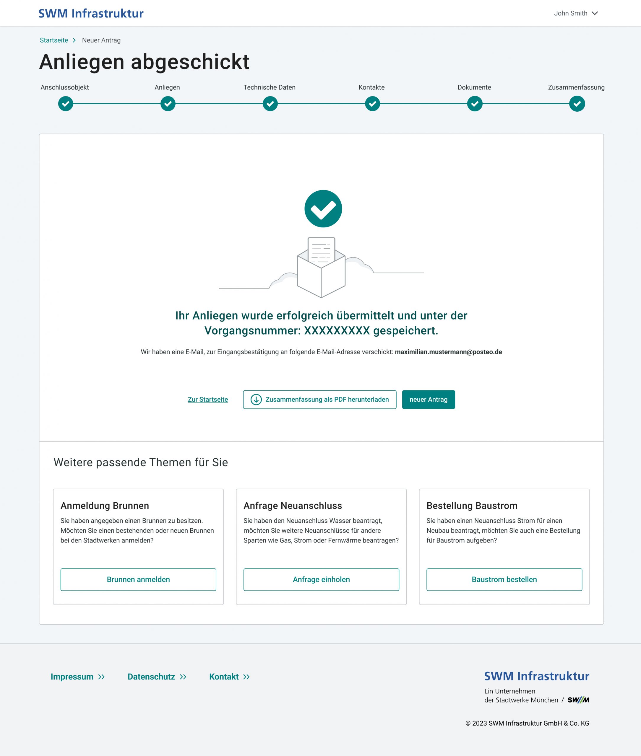 Antragstellung Onlineformular